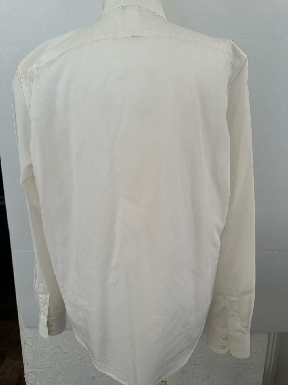 Chaps White Ruffle Front Blouse - Picture 2 of 7